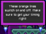 Orange line message