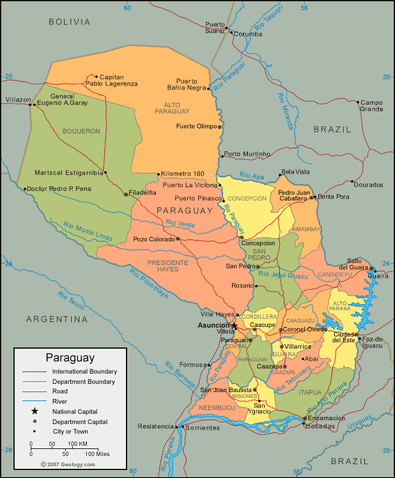 File:Map of Paraguay.gif