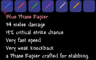 Phase Rapiers