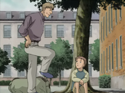 Grimmer and a child