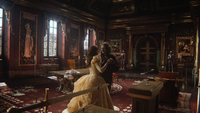 6x01 salon séjour Château des Ténèbres Belle French Rumplestiltskin Bête M. Gold danse valse Tale as Old as Time Histoire Éternelle