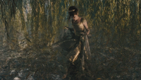 Into the Woods Cendrillon transformation robe de bal dorée mini.png