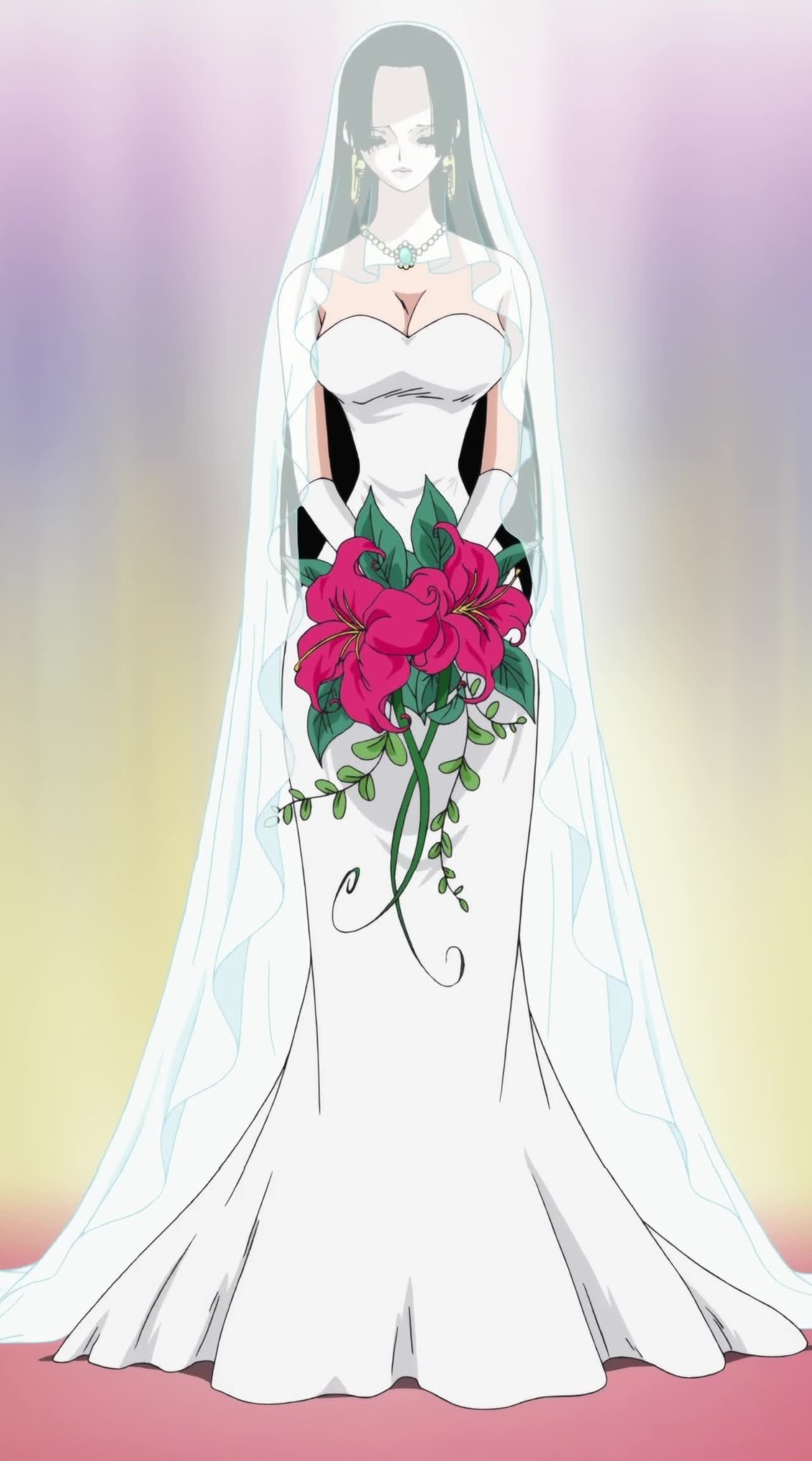 Boa Hancock rªvant d ªtre la mariée de Luffy