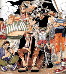 Luffy and Red Hair Pirates.png