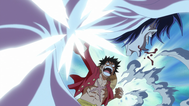 File:Luffy Attacks Caesar.png