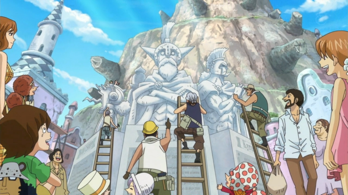 Image - Estatuas Heroes De Dressrosa.png | One Piece Wiki ...
