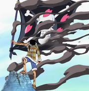 Luffy protects Hiluluks flag.png
