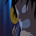 Luffy golpea al Tenryuubito.gif