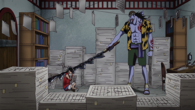 File:Arlong Tries to Kill Luffy.png