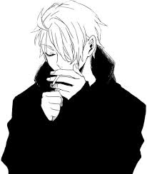 Uchino with whit hair