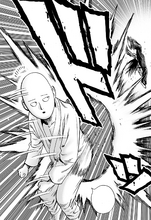 Saitama sends Suiryu flying