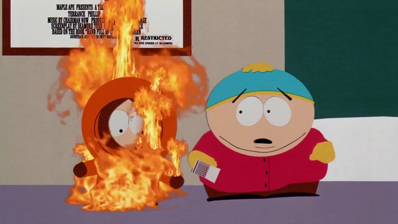 South Park Кенни горит