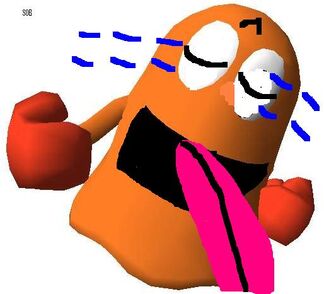 Clyde from Pac-Man Sobbing