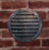 Medium rusted Round Vent