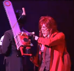 Angelina with scythe