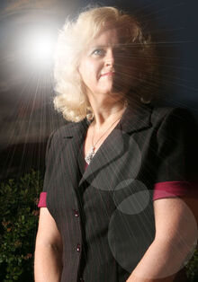 Bonnie Vent Headshot with light rays