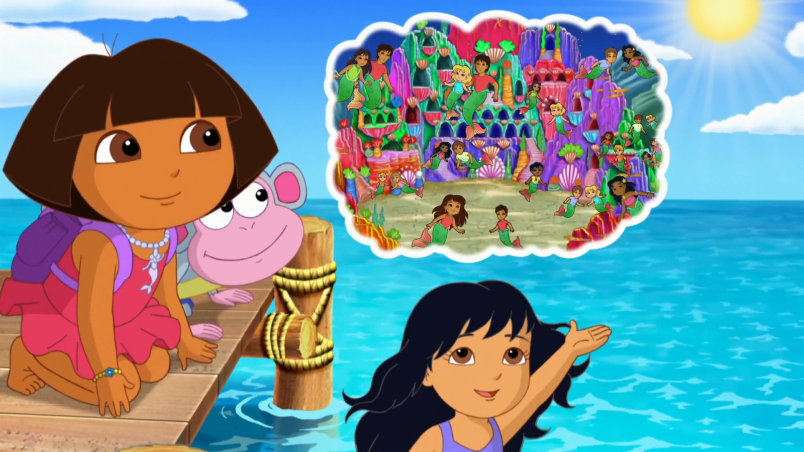 Dora The Explorer Mermaid Kingdom Image - Dora.the.Explorer.S07E13.Dora's.Rescue.in.Mermaid.Kingdom.1080p