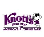 Knott's berry farm logo with snoopy