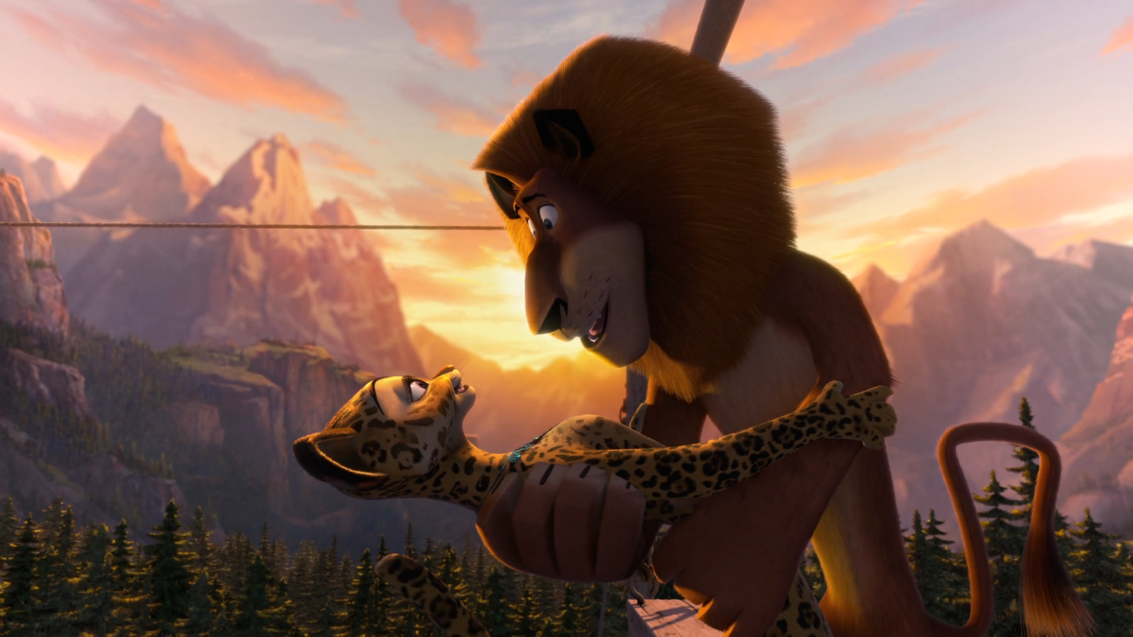 Image - Alex and Gia romantic moment.png | Madagascar Wiki ...