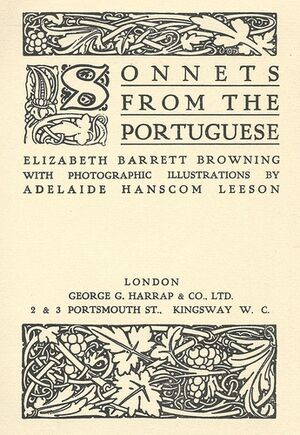 Sonnets from portuguese