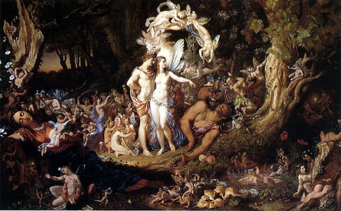 Joseph Noel Paton - The Reconciliation of Titania and Oberon