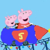 Peppa goes to Six Flags