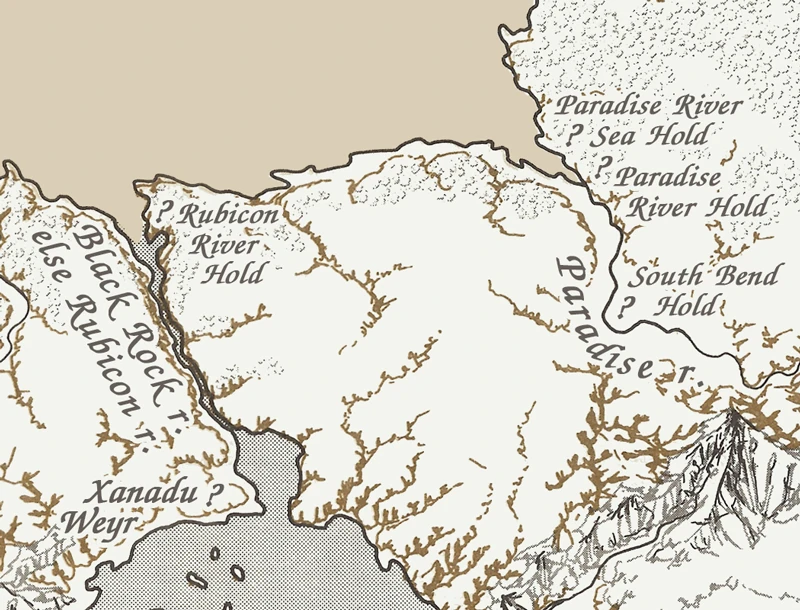 Река рубикон карта