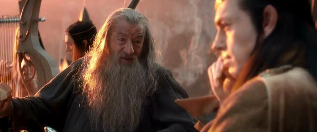 File:Gandalf talking with Elrond.jpg