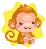 Happy monkey hat