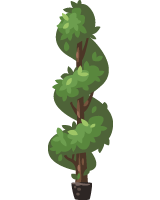 Spiral topiary