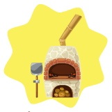 Traditional wood fire oven