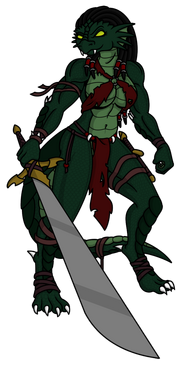 Dragonborn River Woman