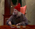 Harrietreadingthecards