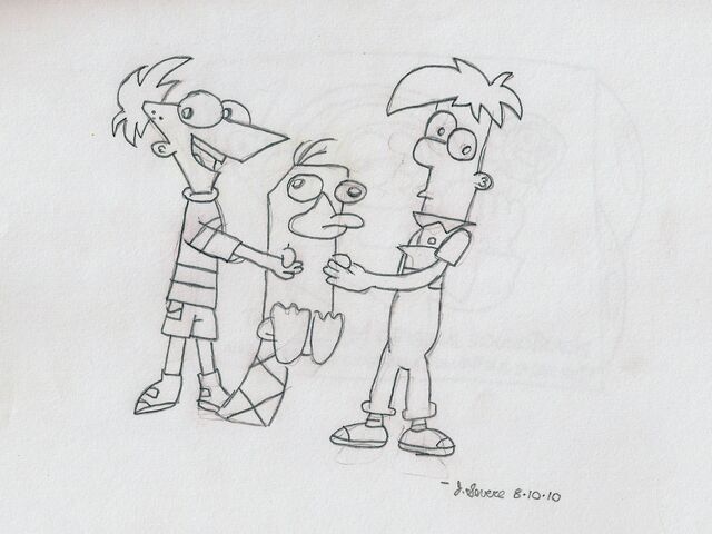 File:Phineas, Ferb, and Perry by J. Severe.jpg