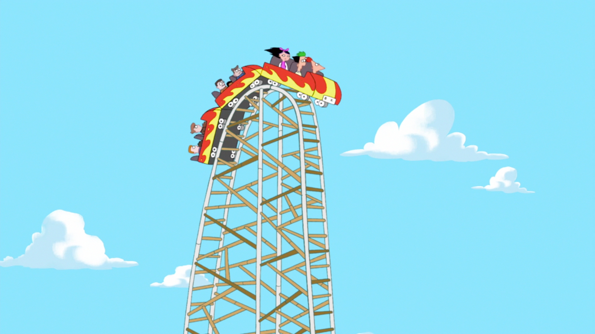 phineas and ferb rollercoaster toy