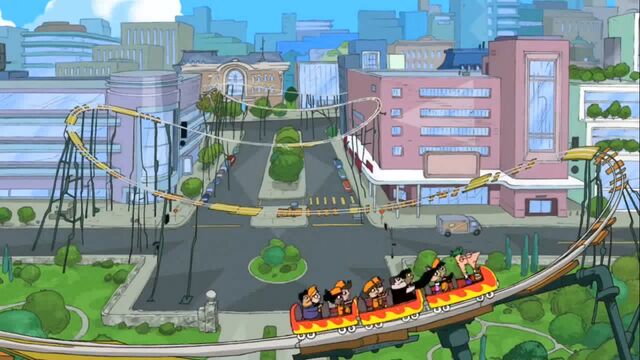 File:Coaster turns downtown.jpg