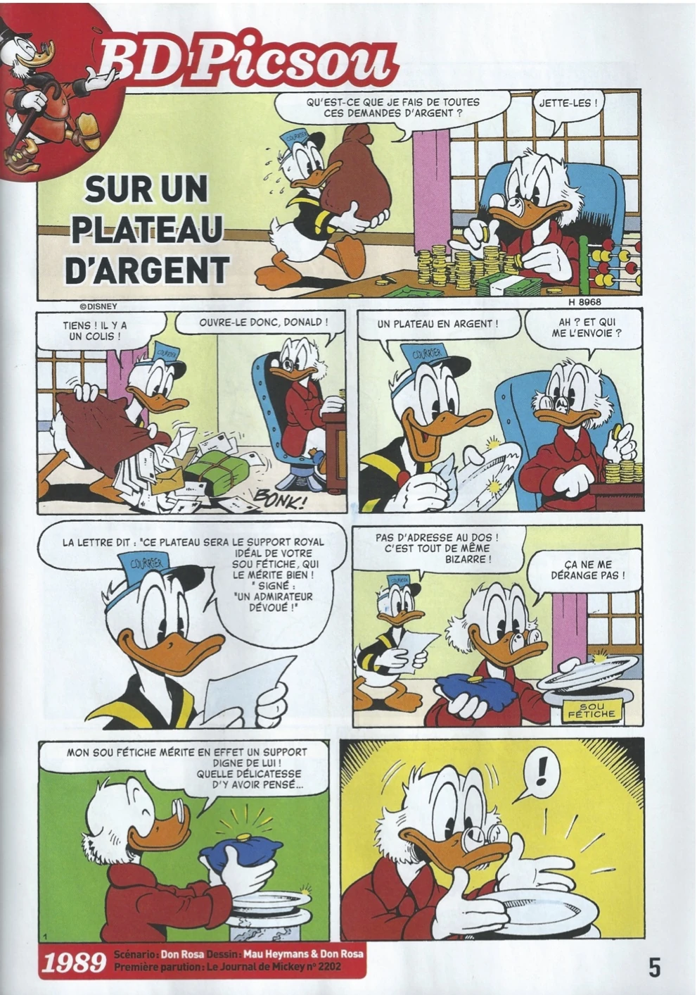 Sur un plateau d'argent