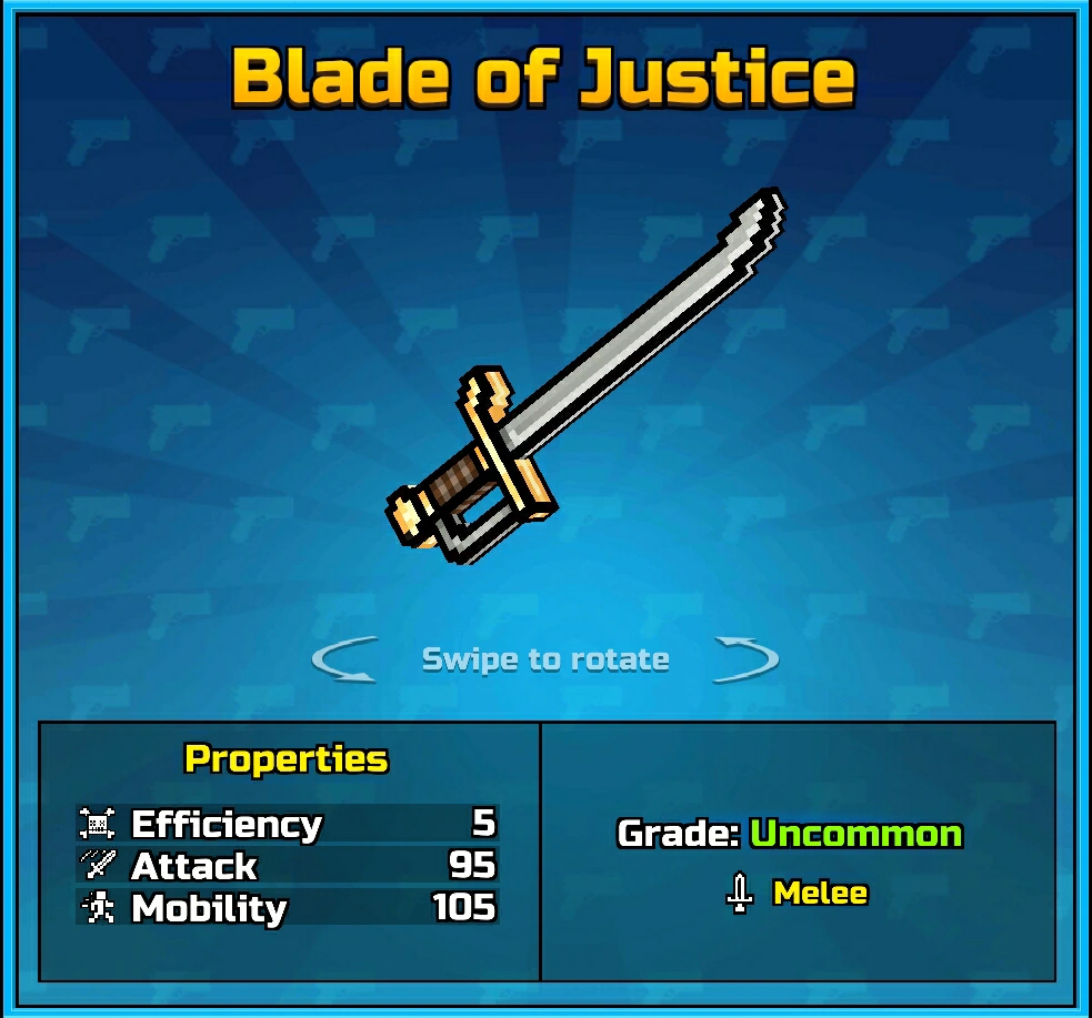 Blade of Justice Pixel Gun Wiki FANDOM powered by Wikia