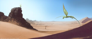 Flygon nel deserto