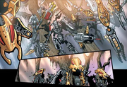 Comic Toa Nuva Onua Mistika vs. Makuta Bitil