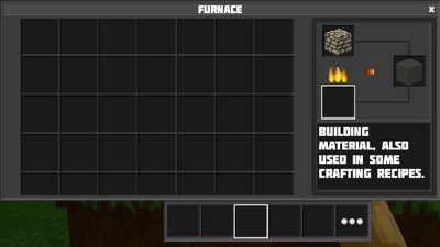 Smelting cobblestone