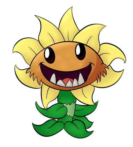 File:Primal sunflower fanart.png