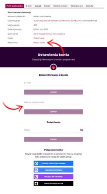 Zmiana nazwy użytkownika