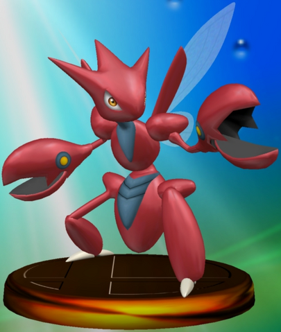 File:Scizor trophy SSBM.png