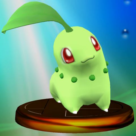 File:Chikorita trophy SSBM.png