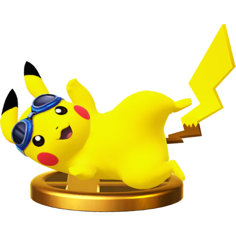 File:Pikachu (Alt.) trophy SSBWU.png