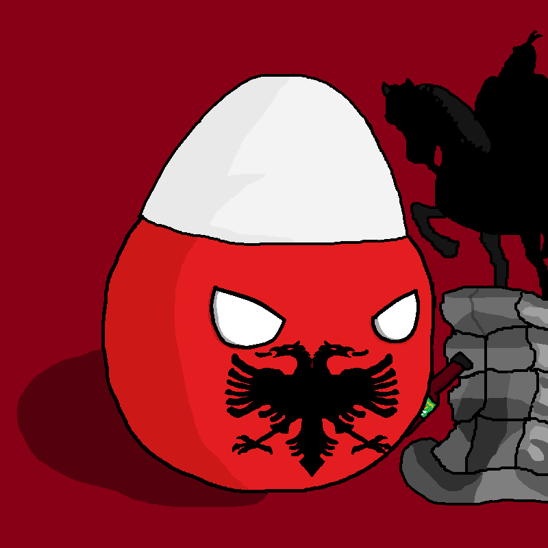 Albaniaball | Polandball Wiki | FANDOM powered by Wikia