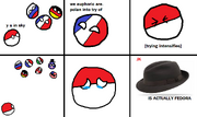 Le polandball fedora
