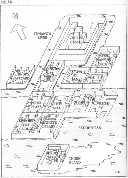 Map of Phlan | Pool of Radiance Wiki | FANDOM powered by Wikia