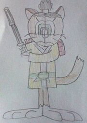 San-Chan's Battle Pose